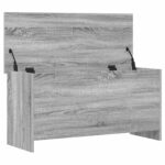 vidaXL Úložná truhlica Sivý Sonoma 100 x 40 x 50 cm Kompozitné drevo – Obrázok 3
