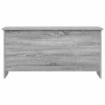 vidaXL Úložná truhlica Sivý Sonoma 100 x 40 x 50 cm Kompozitné drevo – Obrázok 4