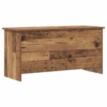 vidaXL Úložná truhlica Staré drevo 100 x 40 x 50 cm Kompozitné drevo