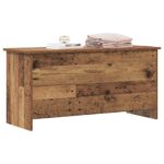 vidaXL Úložná truhlica Staré drevo 100 x 40 x 50 cm Kompozitné drevo – Obrázok 2
