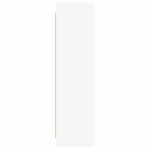 vidaXL Knižnica Biela 30 x 30 x 111 cm Kompozitné drevo – Obrázok 4