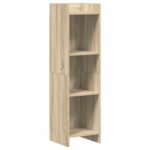 vidaXL Knižnica Dub sonoma 30 x 30 x 111 cm Kompozitné drevo