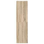 vidaXL Knižnica Dub sonoma 30 x 30 x 111 cm Kompozitné drevo – Obrázok 4