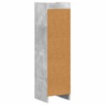 vidaXL Knižnica Betónová šedá 30 x 30 x 111 cm Kompozitné drevo – Obrázok 5