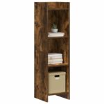 vidaXL Knižnica Dymový dub 30 x 30 x 111 cm Kompozitné drevo – Obrázok 2