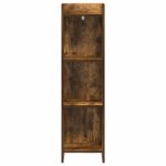 vidaXL Knižnica Dymový dub 30 x 30 x 111 cm Kompozitné drevo – Obrázok 3