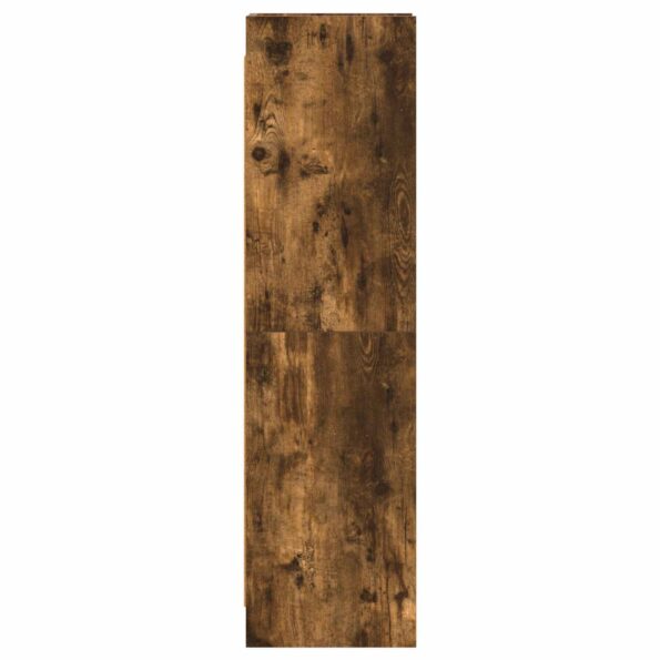vidaXL Knižnica Dymový dub 30 x 30 x 111 cm Kompozitné drevo – Obrázok 4