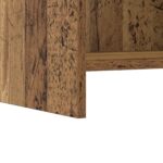 vidaXL Knižnica Staré drevo 30 x 30 x 111 cm Kompozitné drevo – Obrázok 6