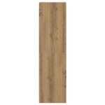 vidaXL Knižnica Dub artisan 30 x 30 x 111 cm Kompozitné drevo – Obrázok 4