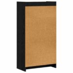 vidaXL Knižnica Čierny dub 59 x 30 x 111 cm Kompozitné drevo – Obrázok 5