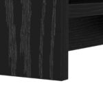 vidaXL Knižnica Čierny dub 59 x 30 x 111 cm Kompozitné drevo – Obrázok 6