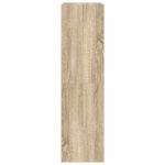 vidaXL Knižnica Dub sonoma 59 x 30 x 111 cm Kompozitné drevo – Obrázok 4