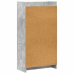 vidaXL Knižnica Betónová šedá 59 x 30 x 111 cm Kompozitné drevo – Obrázok 5