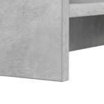 vidaXL Knižnica Betónová šedá 59 x 30 x 111 cm Kompozitné drevo – Obrázok 6