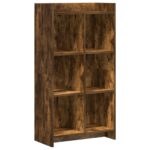 vidaXL Knižnica Dymový dub 59 x 30 x 111 cm Kompozitné drevo