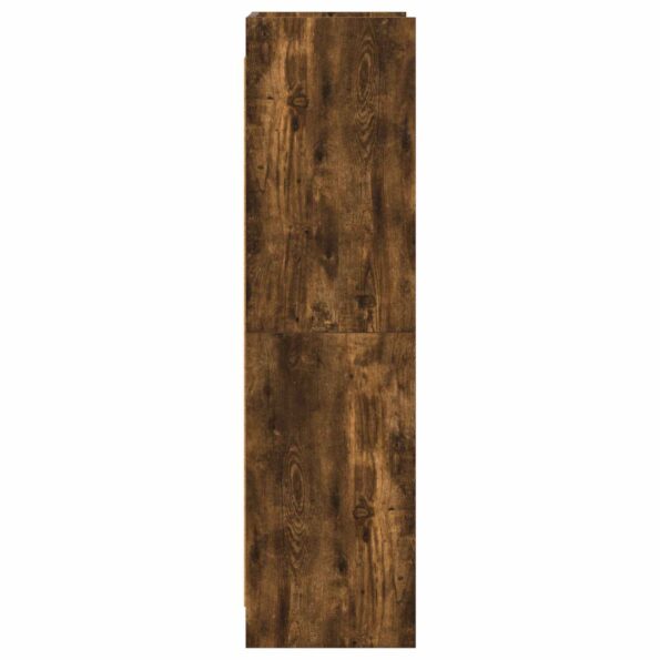 vidaXL Knižnica Dymový dub 59 x 30 x 111 cm Kompozitné drevo – Obrázok 4