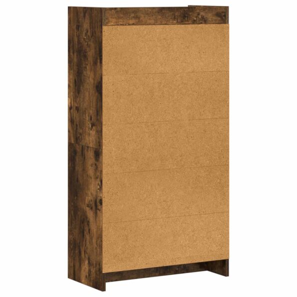 vidaXL Knižnica Dymový dub 59 x 30 x 111 cm Kompozitné drevo – Obrázok 5