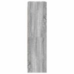 vidaXL Knižnica Sivý Sonoma 59 x 30 x 111 cm Kompozitné drevo – Obrázok 4