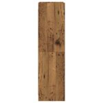 vidaXL Knižnica Staré drevo 59 x 30 x 111 cm Kompozitné drevo – Obrázok 4