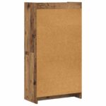 vidaXL Knižnica Staré drevo 59 x 30 x 111 cm Kompozitné drevo – Obrázok 5