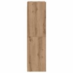 vidaXL Knižnica Dub artisan 59 x 30 x 111 cm Kompozitné drevo – Obrázok 4