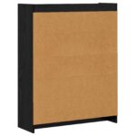 vidaXL Knižnica Čierny dub 87,5 x 30 x 111 cm Kompozitné drevo – Obrázok 5