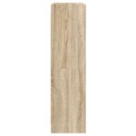 vidaXL Knižnica Dub sonoma 87,5 x 30 x 111 cm Kompozitné drevo – Obrázok 4