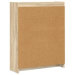 vidaXL Knižnica Dub sonoma 87,5 x 30 x 111 cm Kompozitné drevo – Obrázok 5