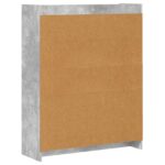vidaXL Knižnica Betónová šedá 87,5 x 30 x 111 cm Kompozitné drevo – Obrázok 5
