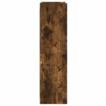 vidaXL Knižnica Dymový dub 87,5 x 30 x 111 cm Kompozitné drevo – Obrázok 4
