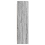 vidaXL Knižnica Sivý Sonoma 87,5 x 30 x 111 cm Kompozitné drevo – Obrázok 4