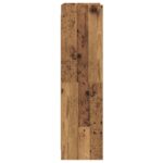 vidaXL Knižnica Staré drevo 87,5 x 30 x 111 cm Kompozitné drevo – Obrázok 4