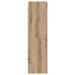 vidaXL Knižnica Dub artisan 87,5 x 30 x 111 cm Kompozitné drevo – Obrázok 4