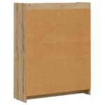 vidaXL Knižnica Dub artisan 87,5 x 30 x 111 cm Kompozitné drevo – Obrázok 5