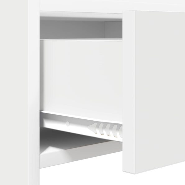 vidaXL Konzolový stôl Biela 90 x 35 x 80 cm Kompozitné drevo – Obrázok 7