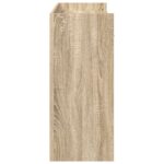 vidaXL Konzolový stôl Dub sonoma 90 x 35 x 80 cm Kompozitné drevo – Obrázok 5