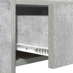 vidaXL Konzolový stôl Betónovo sivá 90 x 35 x 80 cm Kompozitné drevo – Obrázok 7
