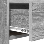 vidaXL Konzolový stôl Sivý Sonoma 90 x 35 x 80 cm Kompozitné drevo – Obrázok 7