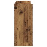 vidaXL Konzolový stôl Staré drevo 90 x 35 x 80 cm Kompozitné drevo – Obrázok 5