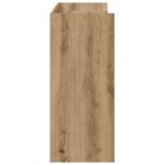 vidaXL Konzolový stôl Dub artisan 90 x 35 x 80 cm Kompozitné drevo – Obrázok 5