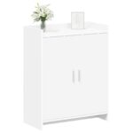 vidaXL Skriňa na topánky Biela 73,5 x 36 x 92 cm Kompozitné drevo – Obrázok 2