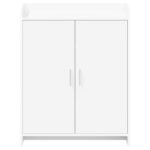 vidaXL Skriňa na topánky Biela 73,5 x 36 x 92 cm Kompozitné drevo – Obrázok 4
