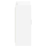 vidaXL Skriňa na topánky Biela 73,5 x 36 x 92 cm Kompozitné drevo – Obrázok 5