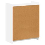 vidaXL Skriňa na topánky Biela 73,5 x 36 x 92 cm Kompozitné drevo – Obrázok 6