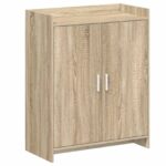vidaXL Skriňa na topánky Dub sonoma 73,5 x 36 x 92 cm Kompozitné drevo