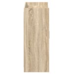 vidaXL Skriňa na topánky Dub sonoma 73,5 x 36 x 92 cm Kompozitné drevo – Obrázok 5