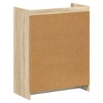 vidaXL Skriňa na topánky Dub sonoma 73,5 x 36 x 92 cm Kompozitné drevo – Obrázok 6
