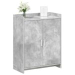 vidaXL Skriňa na topánky s úložiskom Betónovo sivá 73,5 x 36 x 92 cm – Obrázok 2