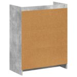 vidaXL Skriňa na topánky s úložiskom Betónovo sivá 73,5 x 36 x 92 cm – Obrázok 6