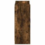 vidaXL Skriňa na topánky Dymový dub 73,5 x 36 x 92 cm Kompozitné drevo – Obrázok 5